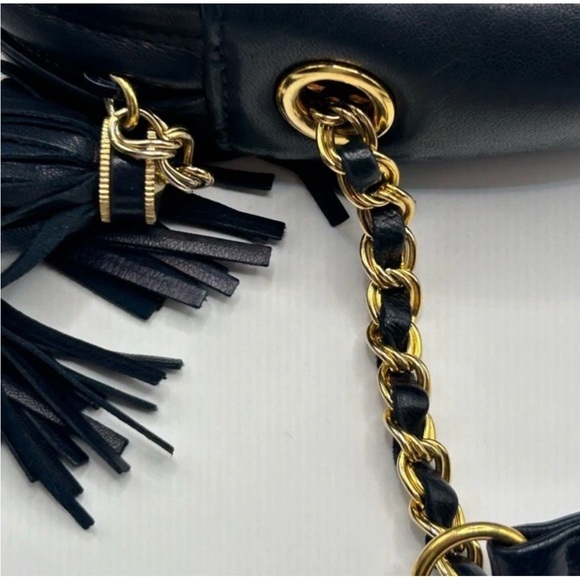 Vintage Navy Bally Quilted Crossbody Bag - Picture 6 of 8